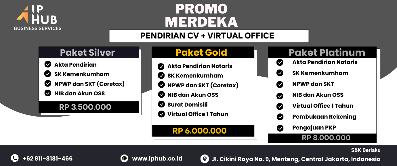 <p><b><br></b></p><p><b><br></b></p><p><b>Special Promo!</b></p><p><b>Establishment Commanditaire Vennootschap (CV) and Virtual Offices</b></p><p><b>Contact Us for More Information</b></p>